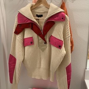 Isabel Marant Pink Wool Dempster Sweater